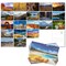 Landscape Postcards - 6 x 4 in, 40-Pack US National Park Style - 20 Retro Scenic Designs & Blank Back for Mailing & Writing - Travel Postcard Set